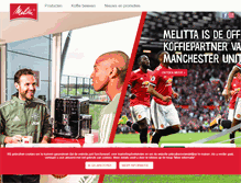 Tablet Screenshot of melitta.nl