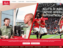 Tablet Screenshot of melitta.se