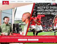 Tablet Screenshot of melitta.ch